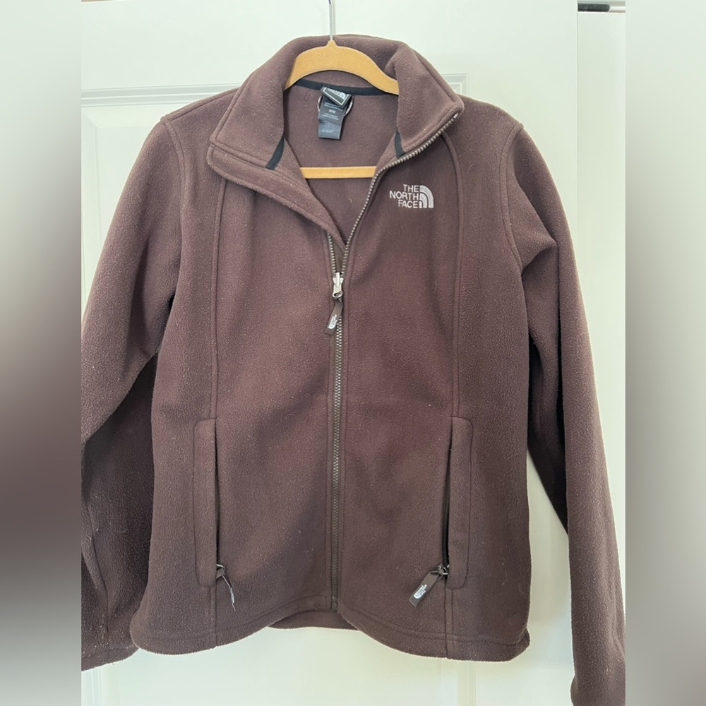 The North Face excellent condition full zip women's jacket Medium - Brown